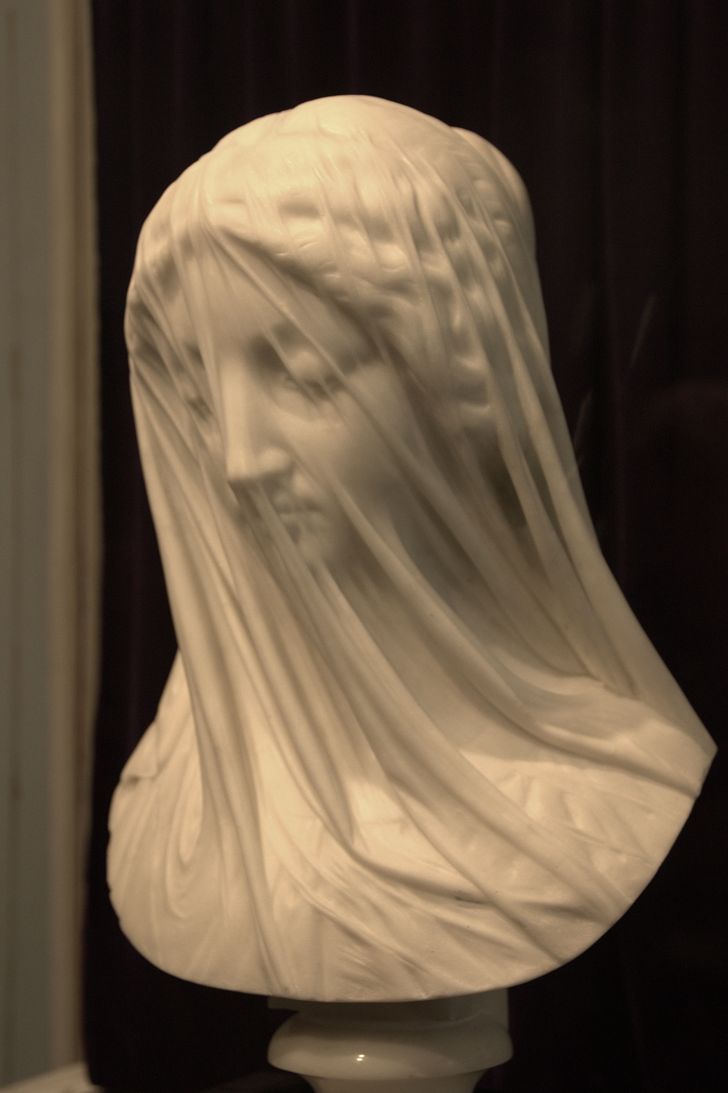 Giovanni Strazza - The Veiled Virgin, 1850s