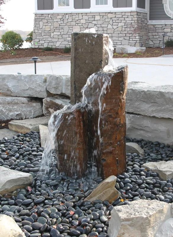 Basalt Stone Fountain